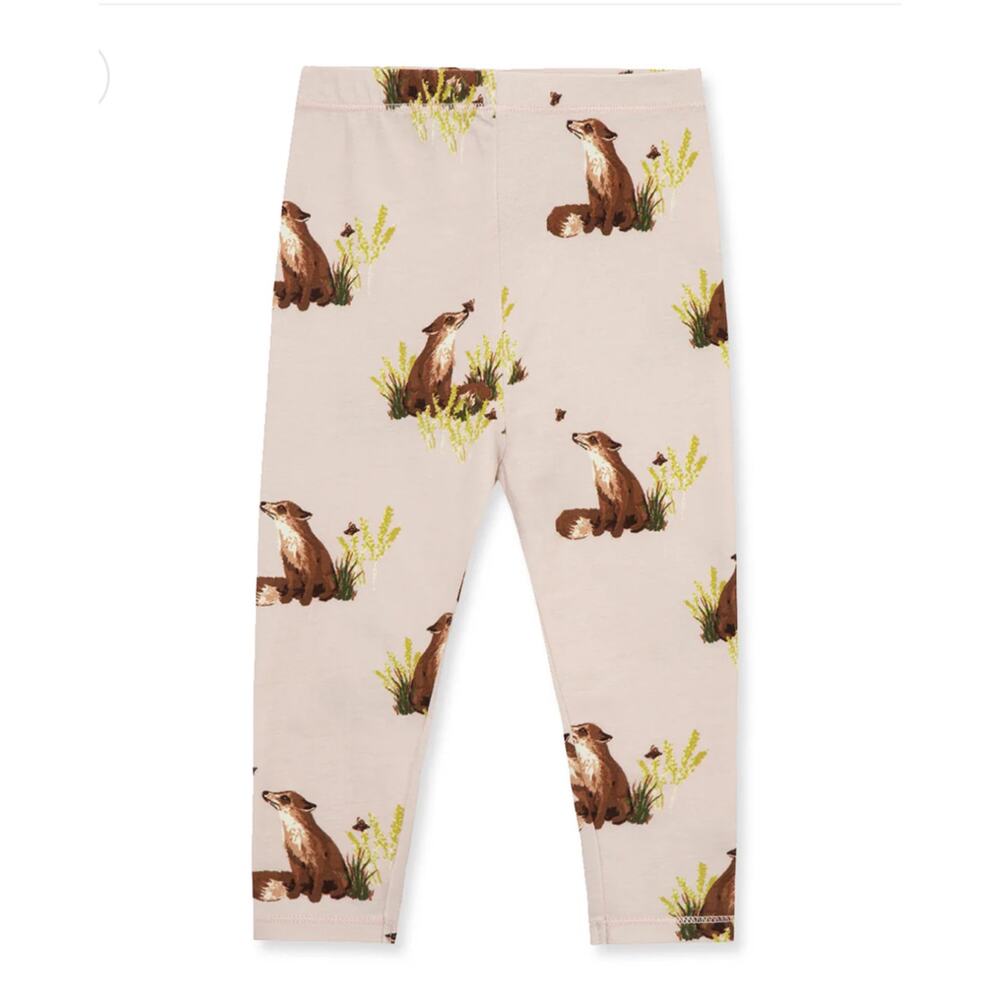 MILKBARN 3/4T Girl Fox Stretch Active Legging NWT